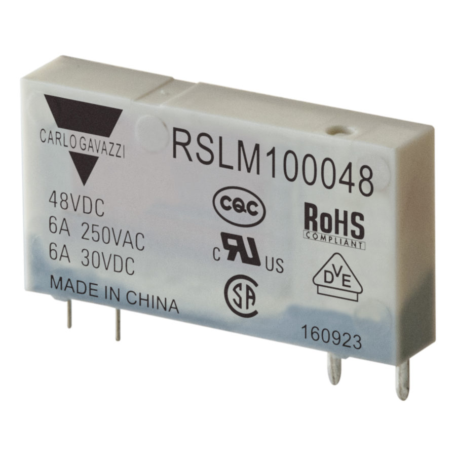 Kompakt indistrirelä RSLM 48VDC