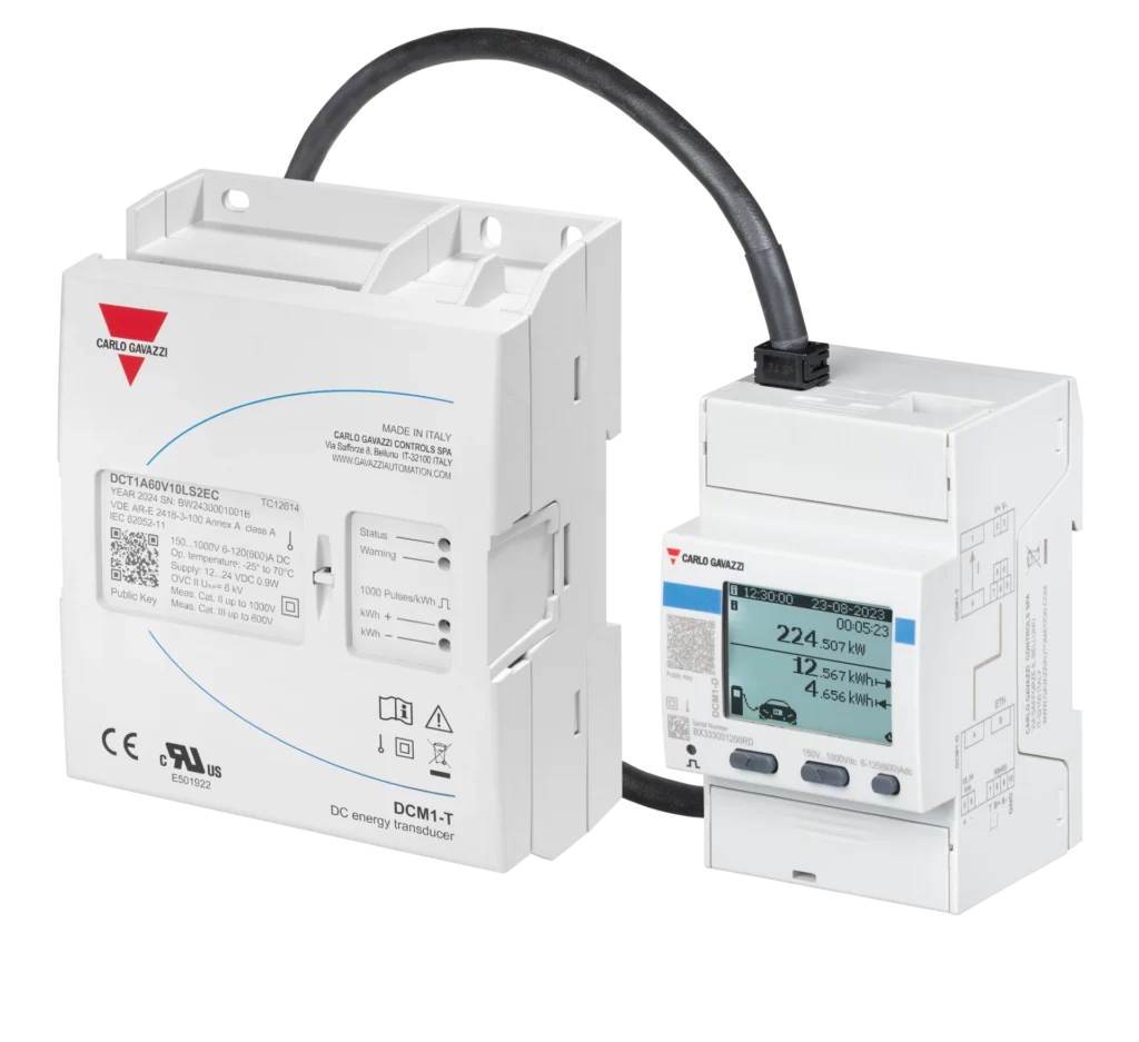 Energimätare DCM1 för fordonsladdning.